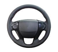Couvre Volant en Cuir pour Accord 9 pour Odyssey pour Crosstour 2013-2016 pour Pilot 2017 Auto Bricolage Couverture De Volant Voiture(Bleu)
