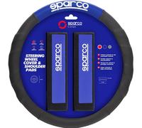 Couvre Volant Et Passant De Ceinture SPC1111K Universels Bleu Et Noir SPARCO