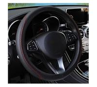 Couvre Volant Housse De Volant Antidérapante pour Spirior pour Fit pour Civic pour Accord pour City pour CB400 pour CRV pour Jazz pour HRV Voiture Caches Volant(Ligne Rouge)