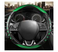 Couvre Volant Housse De Volant De Voiture 38 Cm 15" pour Mitsubishi pour ASX RVR pour Pajero pour Sport pour Outlander PHEV pour Airtrek pour Grandis Voiture Caches Volant(Vert)