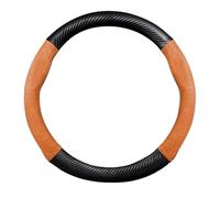 Couvre Volant Housse De Volant De Voiture Antidérapante Et Résistante À l'usure pour Hyundai I40 I30 I20 I10 Ix35 Ix25 Voiture Caches Volant(O Fiber Orange)