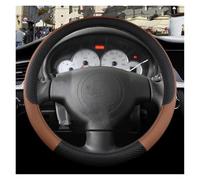 Couvre Volant Housse De Volant De Voiture en Cuir PU Antidérapant, 9 Couleurs pour Citroen C3/C3 pour Picasso pour Aircross pour Pluriel DS3 DS5 Voiture Caches Volant(O Shape Brown)