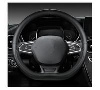Couvre Volant Housse De Volant De Voiture en Cuir PU pour Captur pour Duster pour Megane 2/3 pour Clio pour Logan pour Laguna 2 pour Kadjar pour Scenic 2 Voiture Caches Volant(Black D)