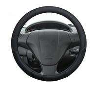 Couvre Volant Housse De Volant De Voiture en Cuir PU pour Fiat pour Grande pour Punto pour Avventura pour Urban pour Cross pour Abarth pour Punto Voiture Caches Volant(Noir)