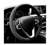 Couvre Volant Housse De Volant De Voiture en Souple Tressé pour BMW G20 G21 G30 G31 G32 X3 G01 X4 G02 X5 G05/ X7 G07 Z4 G29 G11 G12 Voiture Caches Volant(Orange Thread)