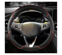 Couvre Volant Housse De Volant De Voiture Pour Opel Pour Crossland X Pour Grandland X Pour Insignia 2017 2018 2019 2020 2021 2022 Accessoires Automobiles Couverture Volant Voiture(RED O SHAPE)