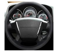 Couvre Volant Housse De Volant De Voiture Tressée Cousue À La Main pour Dodge pour Avenger SXT 2006-2010, pour Dodge pour Caliber 2007-2011 Intérieur Voiture(Red Thread)
