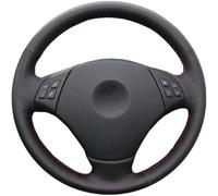 Couvre Volant Housse De Volant en Cuir PU Noir À Monter Soi-même pour Toyota 4Runner Camry Corolla Sienna Et Tundra (1998-2003). Housse Volant Voiture(Light Blue Thread)