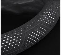 Couvre Volant Housse De Volant Voiture Antidérapante en Cuir Microfibre Suédé Fiber Carbone pour MG ZR ZS HS GS GT EZS pour MG3 5 6 7(O Carbon Red11)