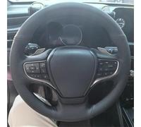 Couvre Volant Housse De Volant Voiture en Cuir Artificiel Accessoires Antidérapants pour Lexus NX ES LS Es200 300h Rx300 Nx200 Ct200h(3 Colors Thread7)