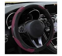 Couvre Volant Housse De Volant Voiture en Cuir Respirant pour Accord pour Civic pour CRV CRZ pour HRV pour Jazz pour Odyssey pour Pilot pour Fit pour City Voiture Caches Volant(VIN Rouge)