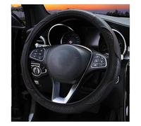 Couvre Volant Housse De Volant Voiture en Cuir Respirant pour Dodge pour Journey pour Charger pour Dakota pour Challenger pour Coupé pour Grand pour Caravan Voiture Caches Volant(Noir)
