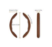 Couvre Volant Housse De Volant Voiture en Daim À Clipser pour Mazda 6 GG GH 3 BK 2008 2 Cx 5 Cx5 Cx90 Mx5 30 2020 ND Bt50 80 Rx8(Green O 2-Piece Set11)