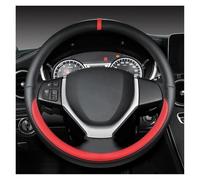 Couvre Volant Housse Volant 38 Cm 15" pour Suzuki pour Alivio pour Ciaz pour Baleno pour Celerio pour Jimny pour SX4 Antidérapant Couvre Volant(Rouge)