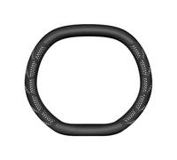 Couvre Volant Housse Volant Double Type D pour Dacia pour Duster pour Spring pour Bigster 2024 2025(Leather White C)