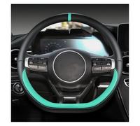 Couvre Volant Housse Volant en Cuir Microfibre en Forme D pour Kia pour Sportage 5 GT-Line 2021-2022 pour Sportage 2022-2023 Antidérapant Couvre Volant(Vert)