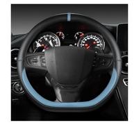 Couvre Volant Housse Volant en Forme D pour Citroen C3 C3-XR 2015-2019 C4 2016-2019 pour Peugeot 408 2014-2019 pour Traveller 2016-2019 Antidérapant Couvre Volant(Bleu)