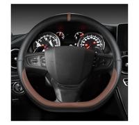 Couvre Volant Housse Volant en Forme D pour Citroen C3 C3-XR 2015-2019 C4 2016-2019 pour Peugeot 408 2014-2019 pour Traveller 2016-2019 Antidérapant Couvre Volant(Café)