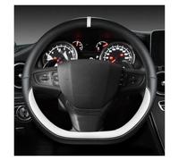 Couvre Volant Housse Volant en Forme D pour Citroen C3 C3-XR 2015-2019 C4 2016-2019 pour Peugeot 408 2014-2019 pour Traveller 2016-2019 Antidérapant Couvre Volant(Blanc)
