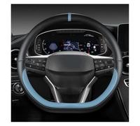 Couvre Volant Housse Volant en Forme D pour Seat pour Ateca pour FR 2017-2020 pour Leon St pour Arona 2021 pour Ibiza 2018 Antidérapant Couvre Volant(Bleu)