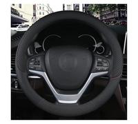 Couvre Volant Housse Volant Voiture en Cuir Microfibre pour BMW pour X1 X2 X3 X4 pour E84 pour F84 F39 E83 F25 G01 F97 F26 G02 F98 Antidérapant Couvre Volant(Noir)