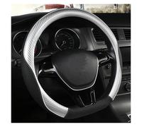 Couvre Volant Housse Volant Voiture en Fibre Carbone Et Cuir 38 Cm Antidérapante pour Hyundai pour I30 pour Creta pour Tucson pour IX35 pour Solaris Antidérapant Couvre Volant(Grey D)