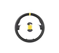 Couvre Volant Housse Volant Voiture En Matière Synthétique Antidérapant Pour S2000 2000-2008 Pour Civic Si 2002-2004 Pour Acura RSX Type-S 2005 Housse Volant Voiture(B-Yellow thread)