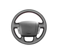 Couvre Volant Housse Volant Voiture En Matière Synthétique Artificiel À Faire Soi-même Pour Ducato Pour Boxer Jumper Relay Ram ProMaster Housse Volant Voiture(Fil noir)