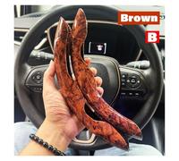 Couvre Volant Housse Volant Voiture pour CRV pour Passeport pour Pilot 7e 8e 9e 10e 11e pour Génération 2003 2023(B 2PCS Brown)