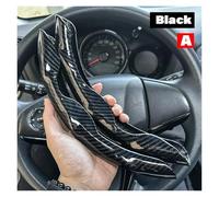 Couvre Volant Housse Volant Voiture pour CRV pour Passeport pour Pilot 7e 8e 9e 10e 11e pour Génération 2003 2023(A 2PCS Black)