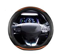 Couvre Volant Housse Volant Voiture pour Hyundai I40 I30 I20 I10 Ix35 Ix25 pour Tucson pour Accent pour Elantra pour Ioniq pour Creta pour Solaris pour Kona Voiture Caches Volant(D Orange)