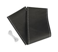 Couvre-volant - Lampa Premium Truck - Cuir naturel - Noir/Argent - Taille M