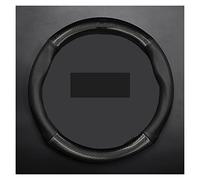 Couvre Volant Pour BMW E36 E46 E39 E90 E60 E70 F10 F30 X1 X2 X3 X5 X7 M2 M3 M5 I3s Housse De Volant De Voiture En Cuir De Vache En Fibre De Carbone Protège Volant (Couleur : O-Black)