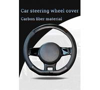 Couvre Volant Pour BMW E36 E46 E39 E90 E60 E70 F10 F30 X1 X2 X3 X5 X7 M2 M3 M5 I3s Housse De Volant De Voiture En Cuir De Vache En Fibre De Carbone Protège Volant (Couleur : D)