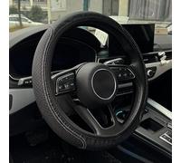 Couvre-Volant pour BMW i5 Touring (G61) 2024-2025, Housse de Volant en Cuir Microfibre Antidérapante, Respirante Durable Car Wheel Protector,A