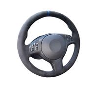 Couvre Volant Pour BMW Série 3 E46 Coupé 2000-2006 Pour M3 E46 Pour M5 E39 2000-2003 Tresse De Volant En Daim Housse De Volant(Style 1)