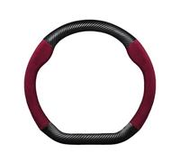 Couvre Volant pour Calandre W204 pour Benz C C204 S204 2007-2014 C180 C200 C250 C300 C350 pour AMG pour GT Housse Volant Voiture Antidérapante 38 Cm Antidérapant Couvre Volant(DA Red)