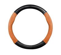 Couvre Volant pour Calandre W204 pour Benz C C204 S204 2007-2014 C180 C200 C250 C300 C350 pour AMG pour GT Housse Volant Voiture Antidérapante 38 Cm Antidérapant Couvre Volant(OA Orange)