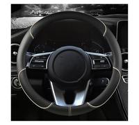 Couvre-Volant pour Citroen AMI Electric 2020-2024/Citroen Berlingo 2002-2024, Couverture de Volant de Voiture en Cuir PU Antidérapant, Accessoire Intérieur, 37-38cm,B-O