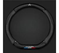 Couvre Volant pour Citroen DS3 2009-2014, Antidérapant Respirant Confortable Housse Volant, Couverture Complète Protection Volant Voiture,DType-Black