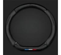 Couvre Volant pour Citroen DS3 2009-2014, Antidérapant Respirant Confortable Housse Volant, Couverture Complète Protection Volant Voiture,DType-Black