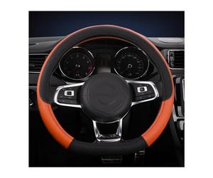 Couvre Volant pour Civic pour Ciimo pour Jade 36 Cm Couverture De Volant Voiture en Forme D Moyeux O(Orage D Shape)