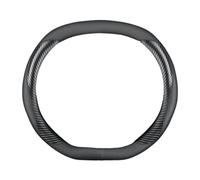 Couvre Volant pour Dacia pour Duster pour Printemps 2024-2025 Housse Volant Voiture en Cuir Antidérapant Protege Volant Voiture(Q 37.5)