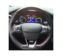 Couvre Volant pour Ford pour Focus pour St-Line pour Fiesta pour St-Line 2018-2019 pour Focus 2019-2020 Housse De Volant De Voiture en Daim Tressé Antidérapant Couvercle Protection Volant(Style 8)