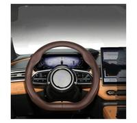 Couvre Volant pour Mazda for Fit 2 3 5 6 GH Mx5 Cx3 Cx5 Cx30 2016 2017 2018 2020 2024 Housse Volant en Forme D Protégé Volant Voiture(Mocha O)