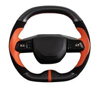 Couvre-Volant Pour MG4 2022 2023 Couverture De Volant De Voiture Accessoires De Voiture Pièces Automobiles Intérieures Protège Volant Voiture Cache (Size : Orange)