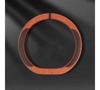 Couvre-Volant pour Mitsubishi Eclipse Cross 2017-2023 2024 2025 GA4W, Daim et Cuir Synthétique, Adapté aux Formes O/D, Perforé au Laser Respirant, Anneau Interne Antidérapant, Accessoires Voiture