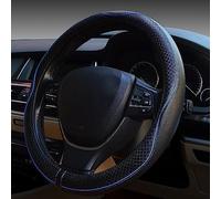 Couvre Volant pour Opel Zafira B 2005-2014 | Housse Cuir Haut de Gamme Convient aux Volants Standard 14,5-15 Pouces Accessoires Style Élégant
