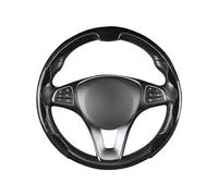 Couvre Volant pour Renault Clio 1998 1999 2000 2001 2002 2003 2004 2005 2006 2007 2008 2009 2010 2011 2012, Antidérapant Couvre Protégé Volant Voiture Accessoire Voiture,Black-38cm