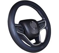 Couvre-Volant pour Renault Kangoo II Express Maxi 2013-2021 en Cuir Respirant, Anti-Dérapant et Confortable | Housse de Protection Sportive pour Volant de Voiture